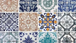Floor tile patterns